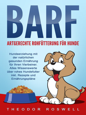 cover image of BARF – Artgerechte Rohfütterung für Hunde